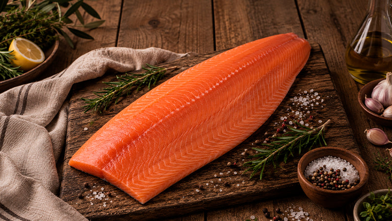 Salmón en lonja