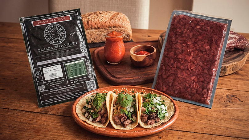 Sirloin para tacos orgánico